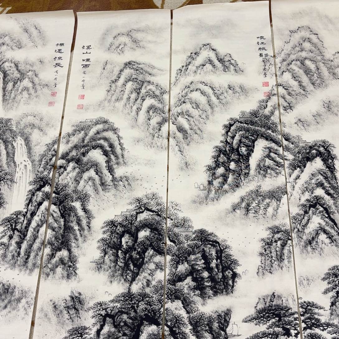 風***边国画法云。不托芯。 画芯。