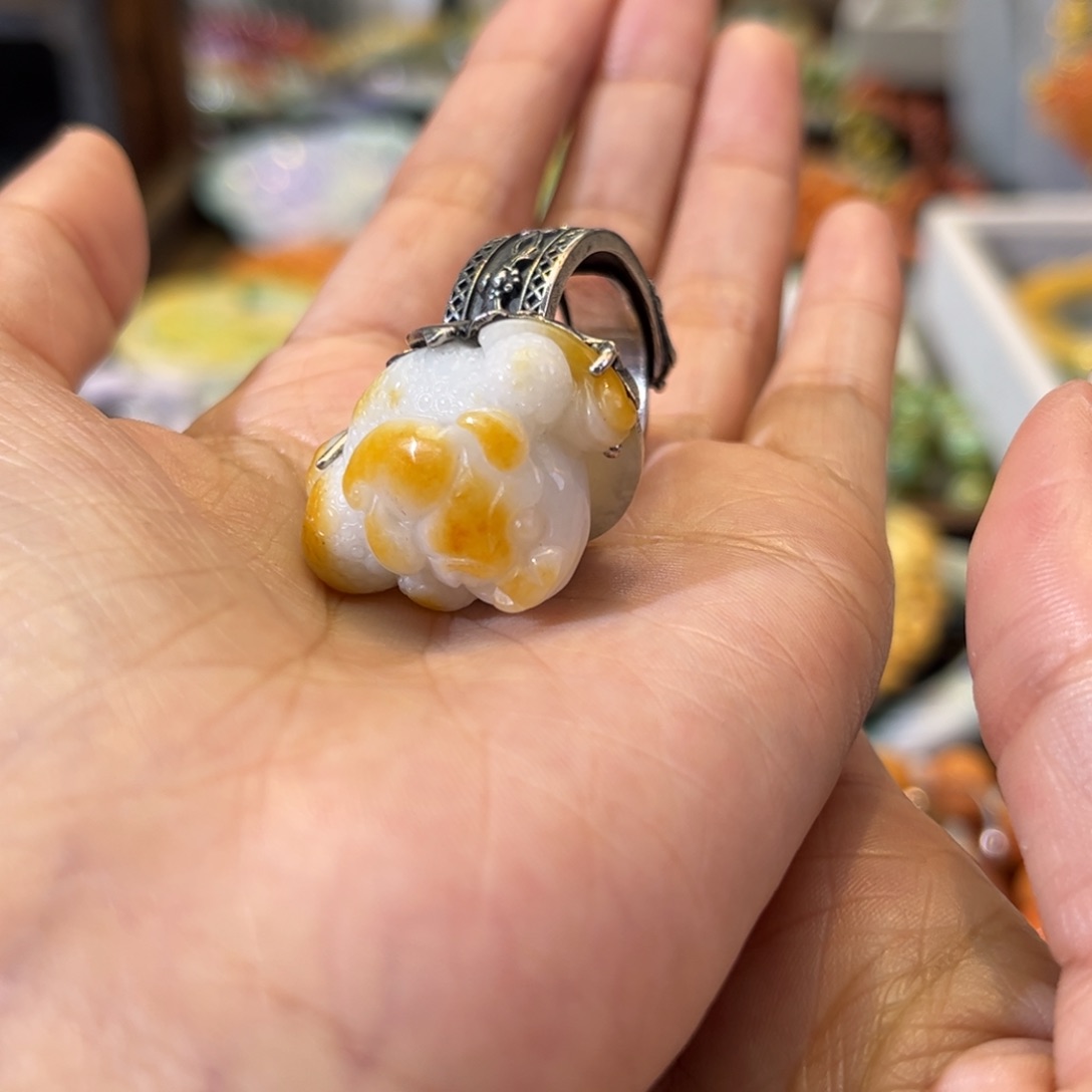 翡翠戒指未镶嵌待编款