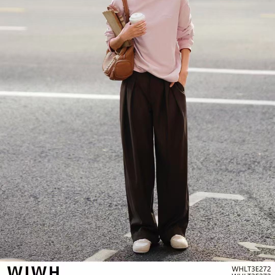 WIWH咖色裤子3E400