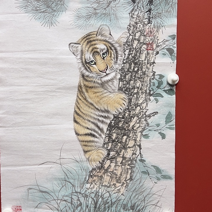 国画赵庆业老师国画作品月