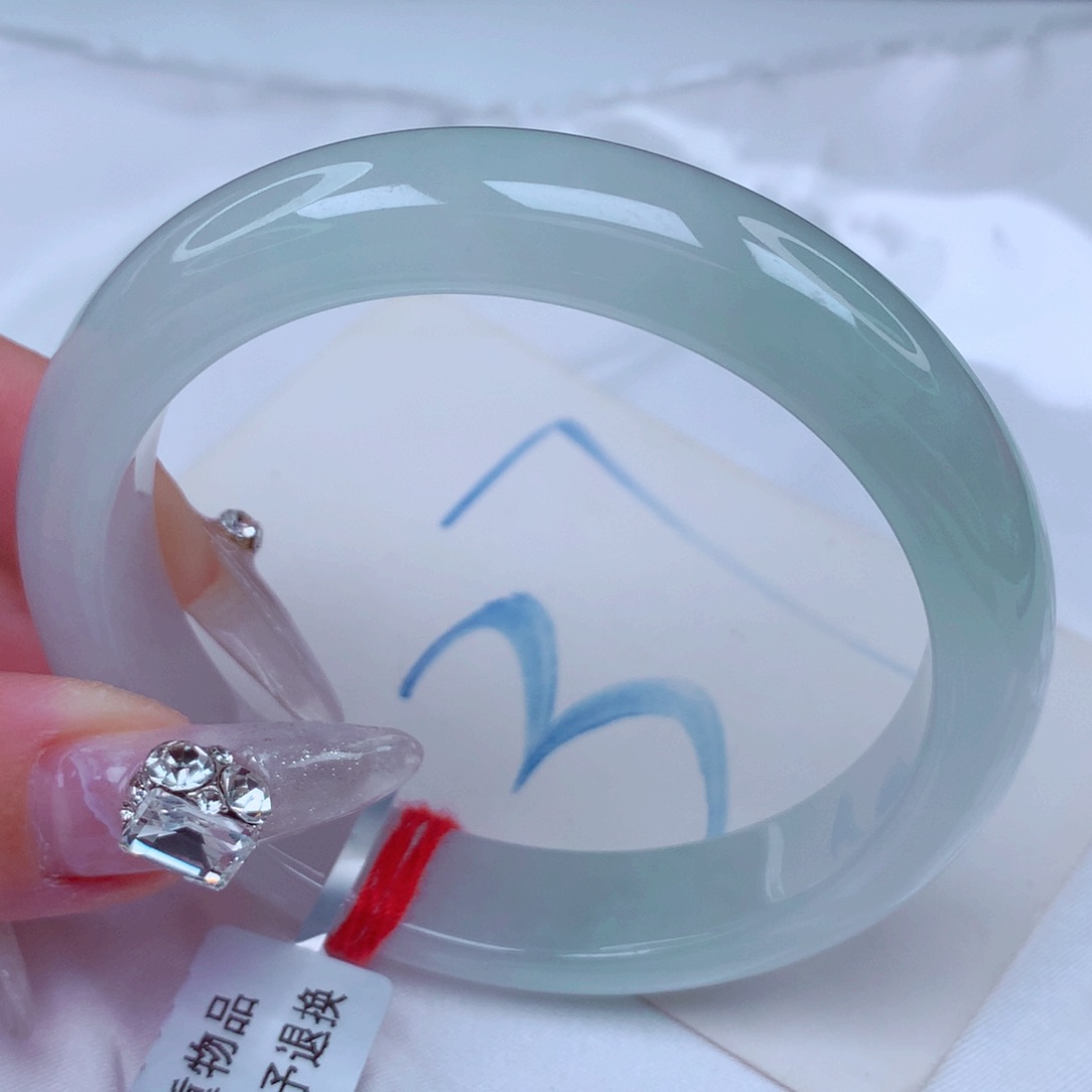 翡翠手镯未镶嵌天然缅甸翡翠A货手镯