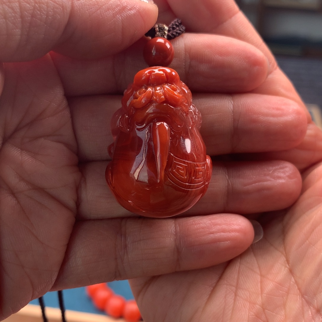 南红玛瑙貔貅未镶嵌