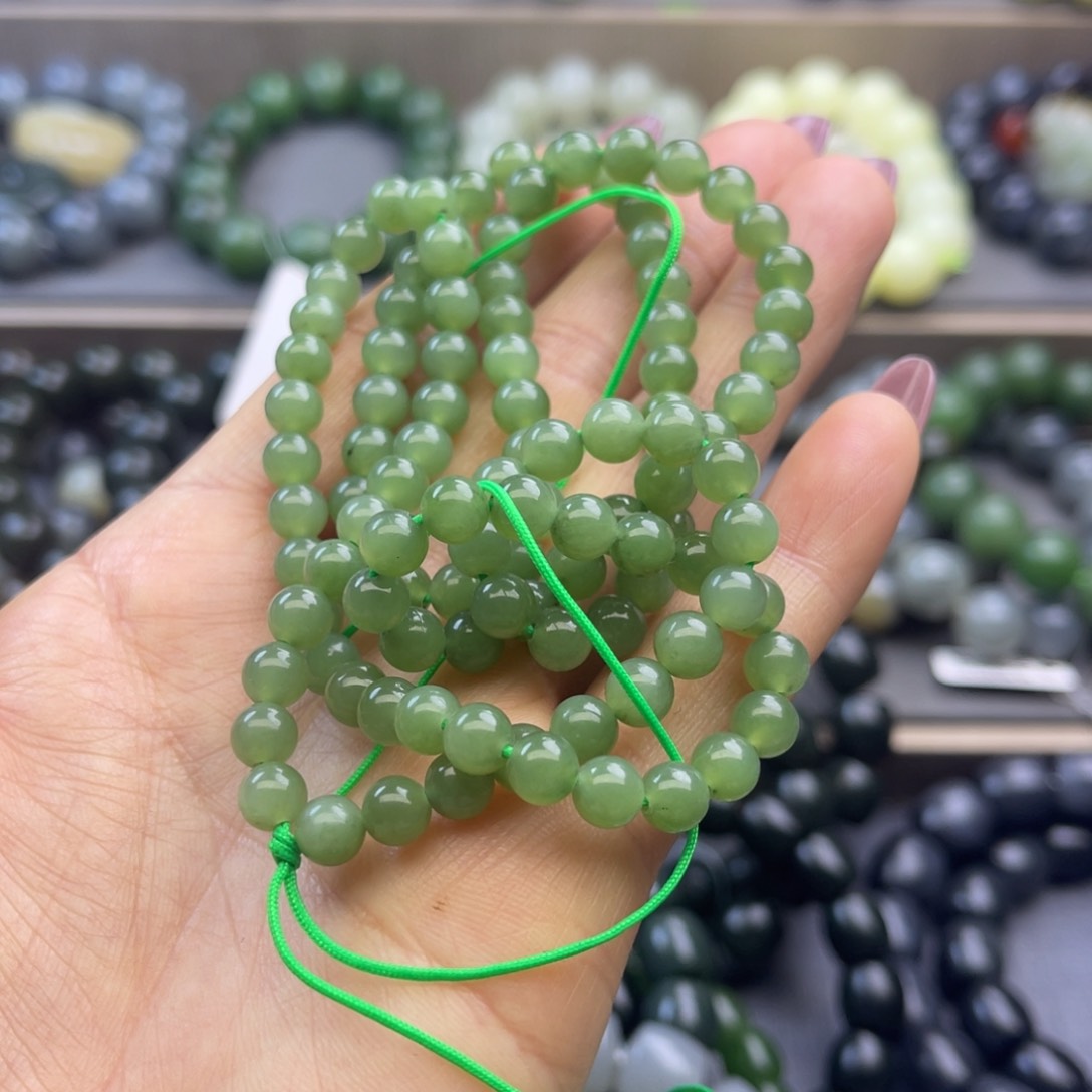 和田玉手链未镶嵌