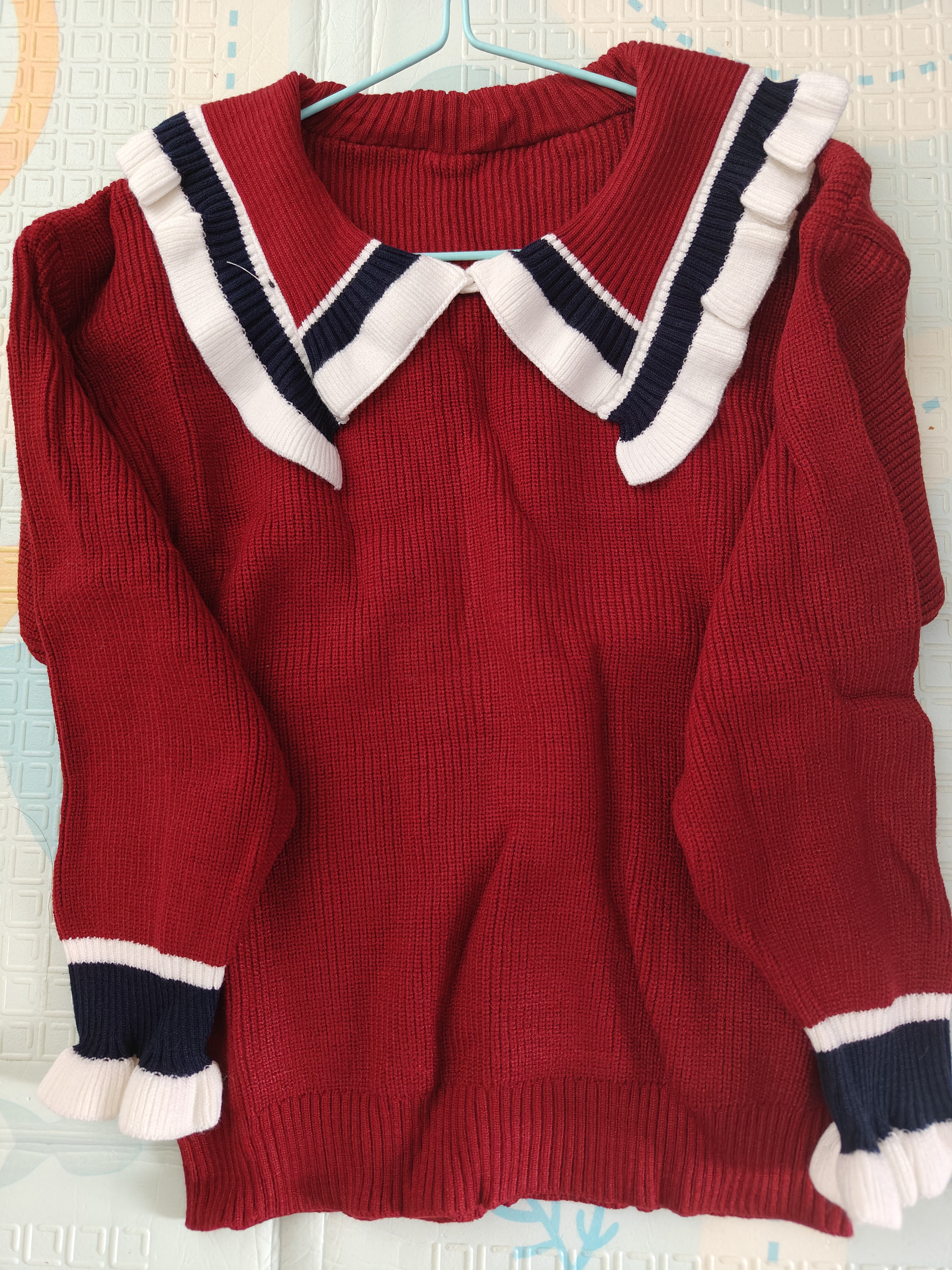默认微瑕No退No换 春秋格子女风格套头学院风套装长袖+裙子B类