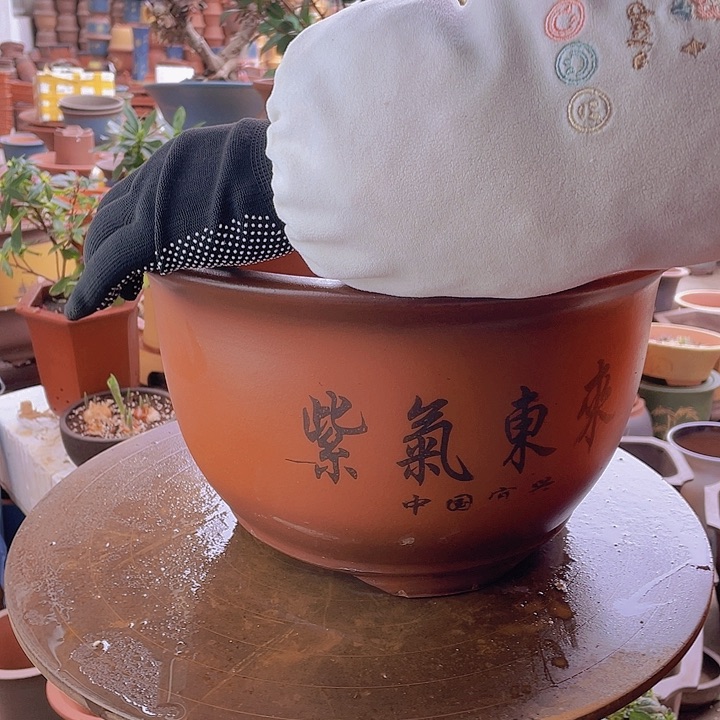 紫砂宜兴紫砂紫气东来36