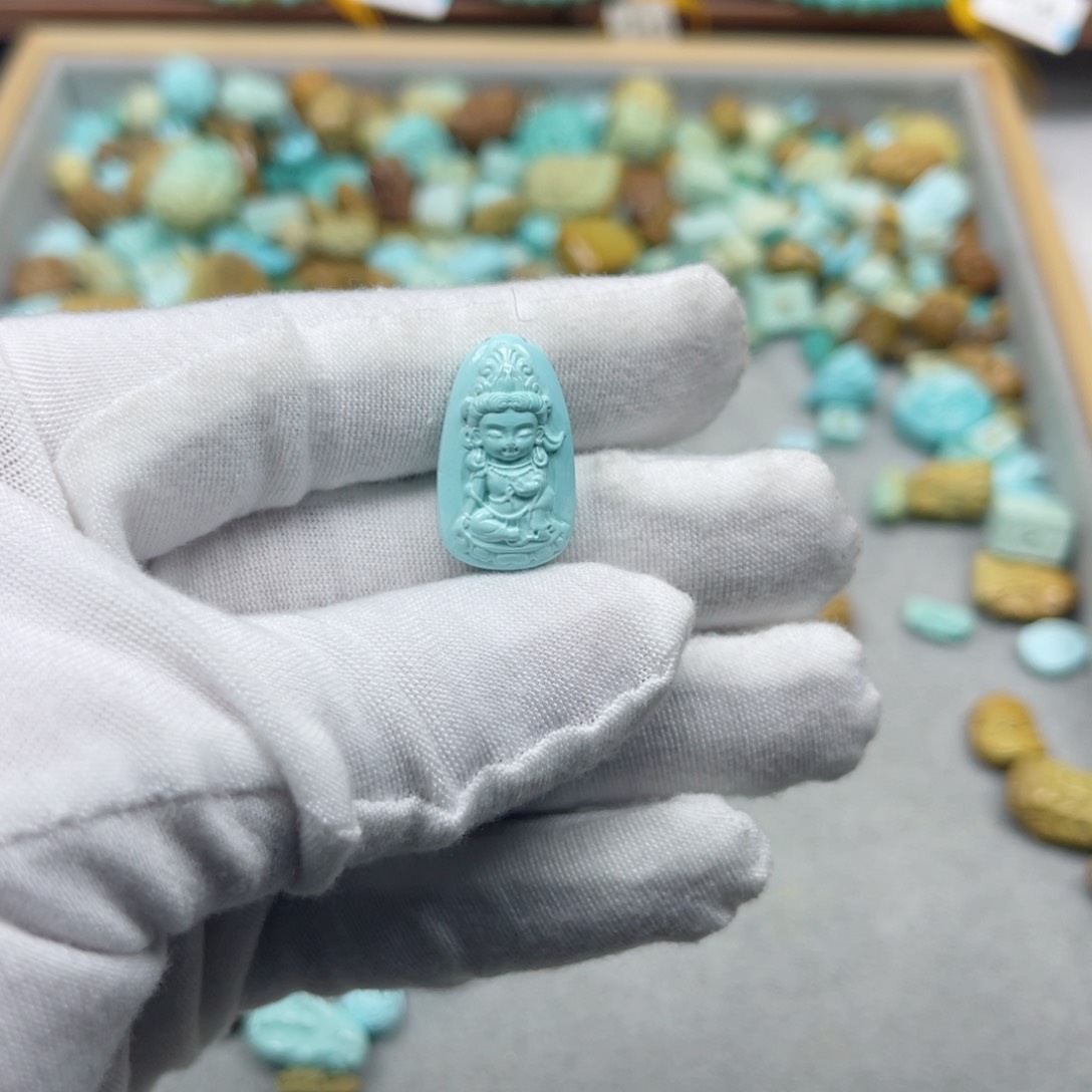 绿松石挂件未镶嵌