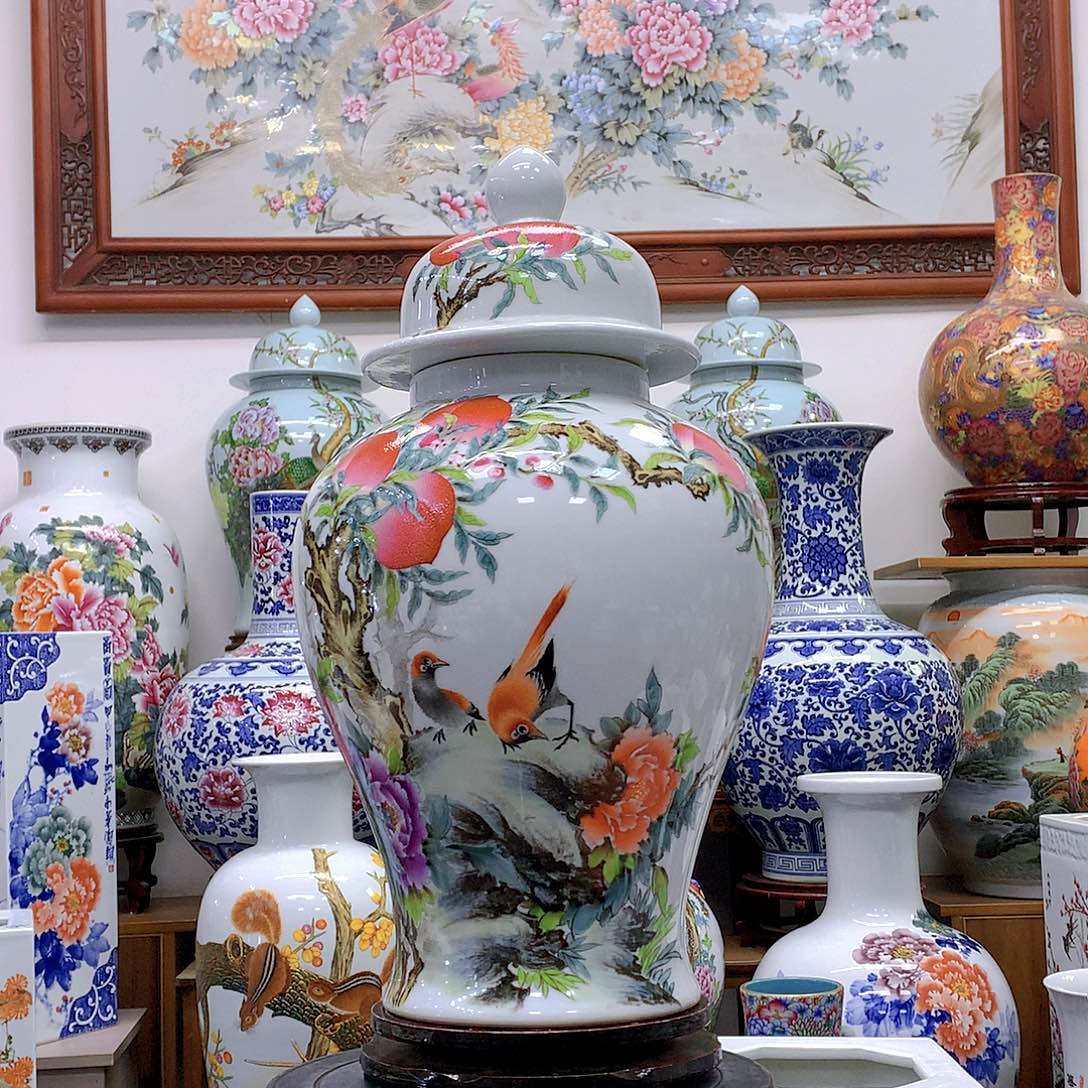 陶瓷确保手工手绘作品