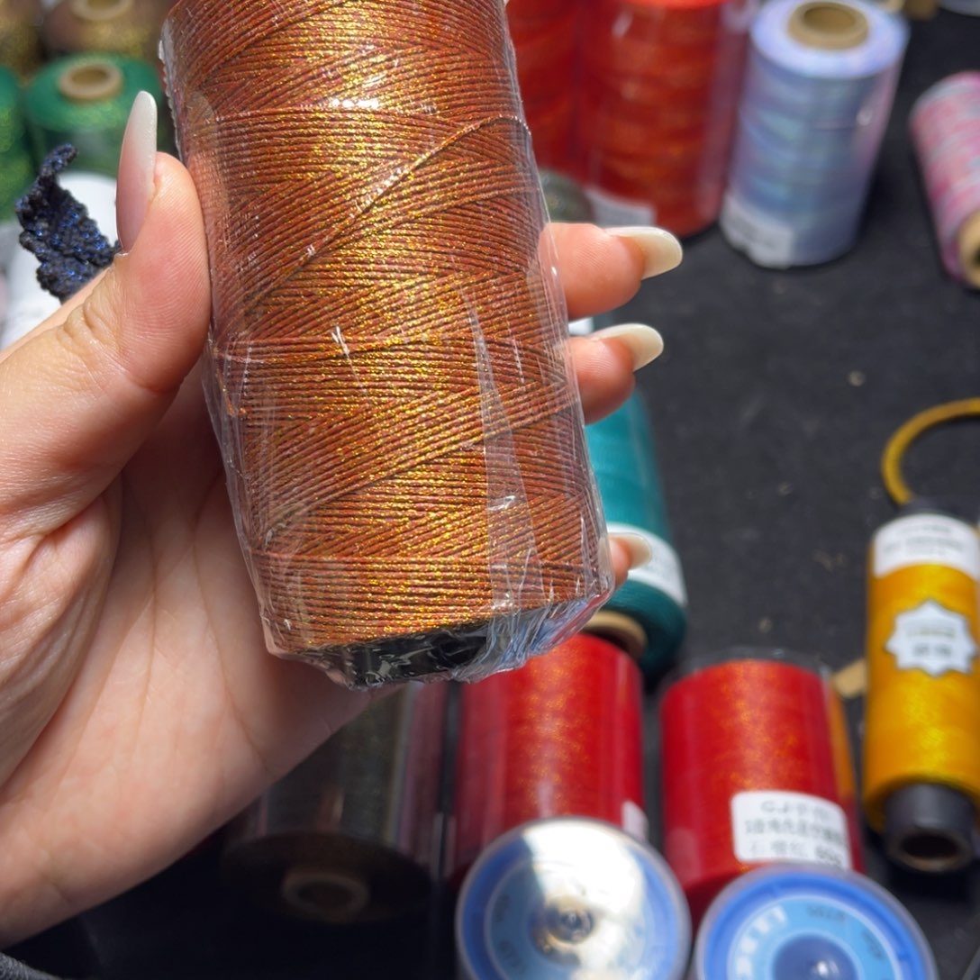 腈纶0.3洒金扁蜡100g3304