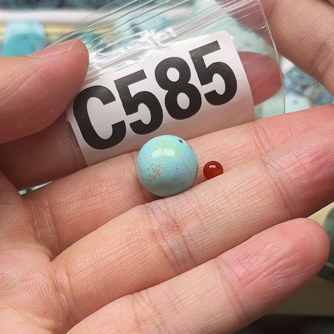 南红玛瑙配饰未镶嵌卡12.6