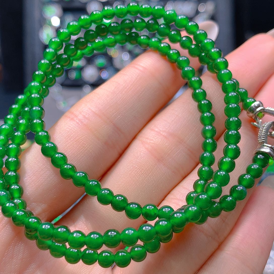 翡翠未镶嵌耳饰天然翡翠