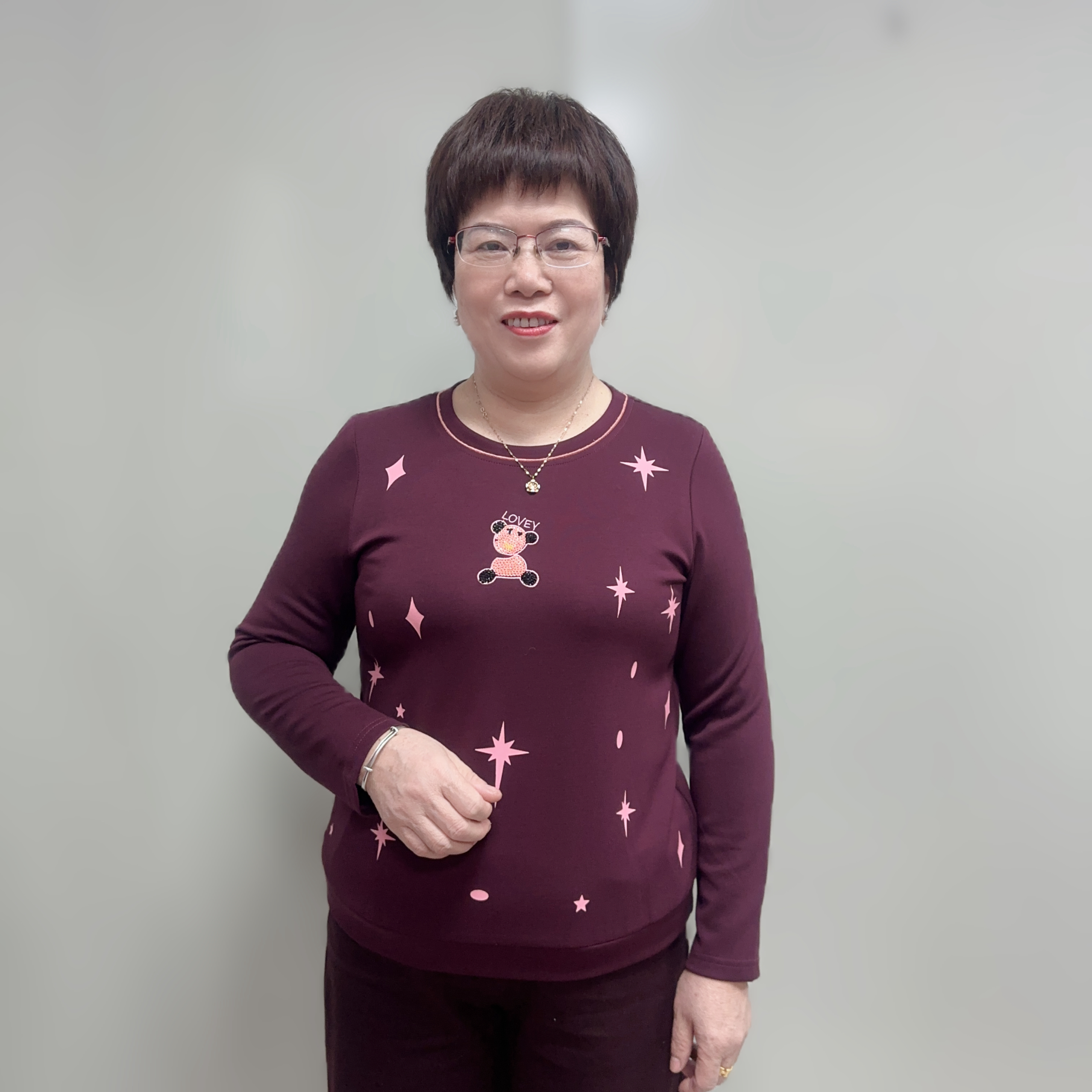 君蒂JUNTIS春秋中老年女士长袖卫衣喜庆洋气显瘦气质上衣