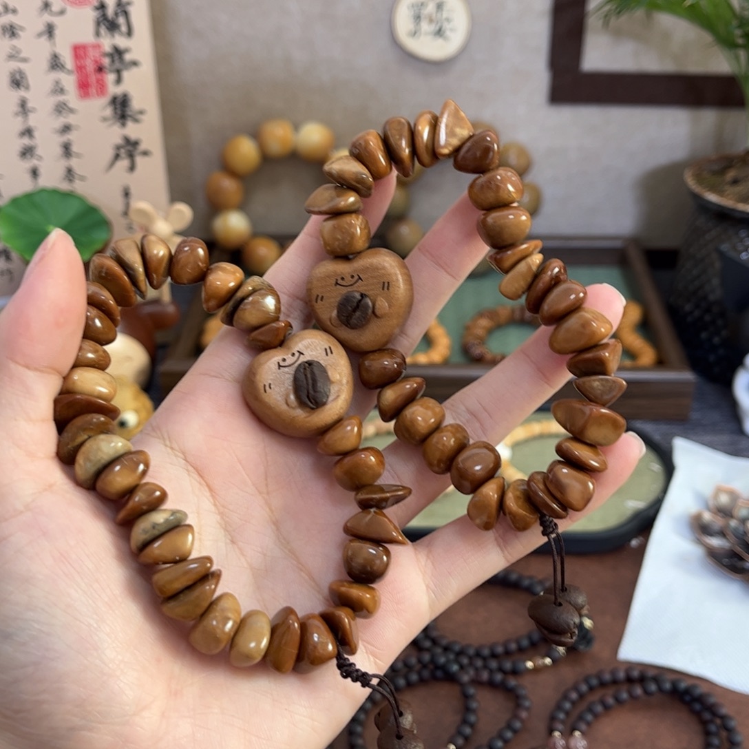 手串库克随形饼干➕桃心单圈