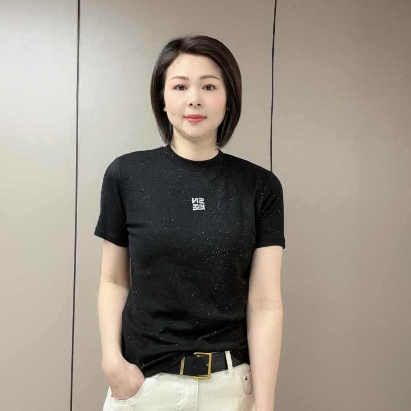 【魅力风】早春新款圆领设计感时尚百搭显瘦上衣5131款
