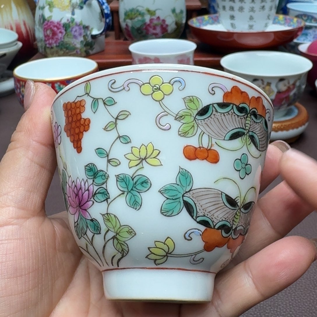 瓷片景德镇仿古手工制作精品展示