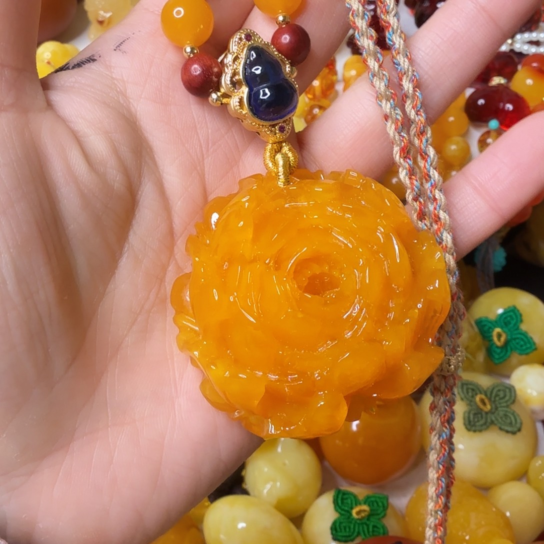 般***若非金属花花毛衣链一套