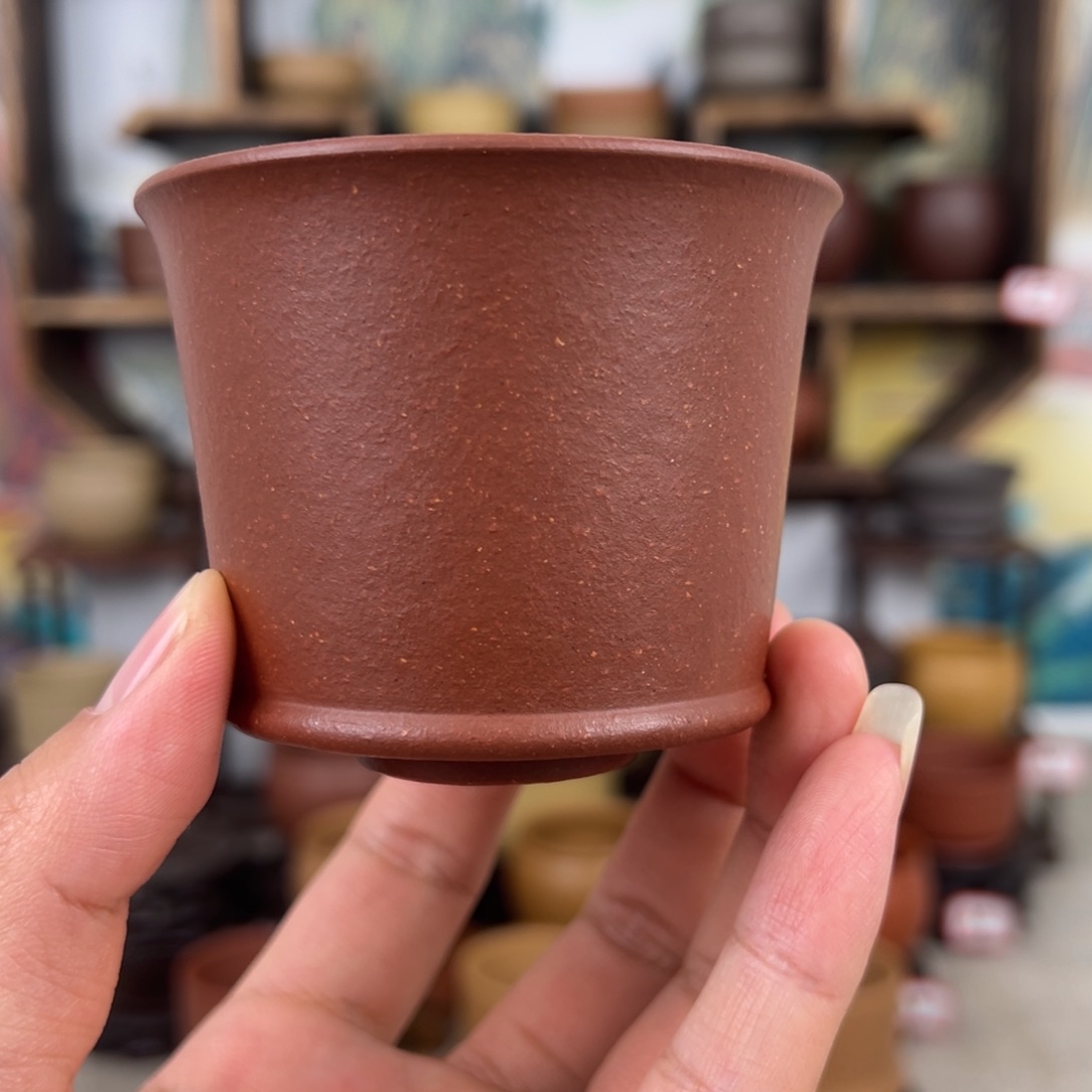 紫砂茶杯拙器甄选，纯原本矿。