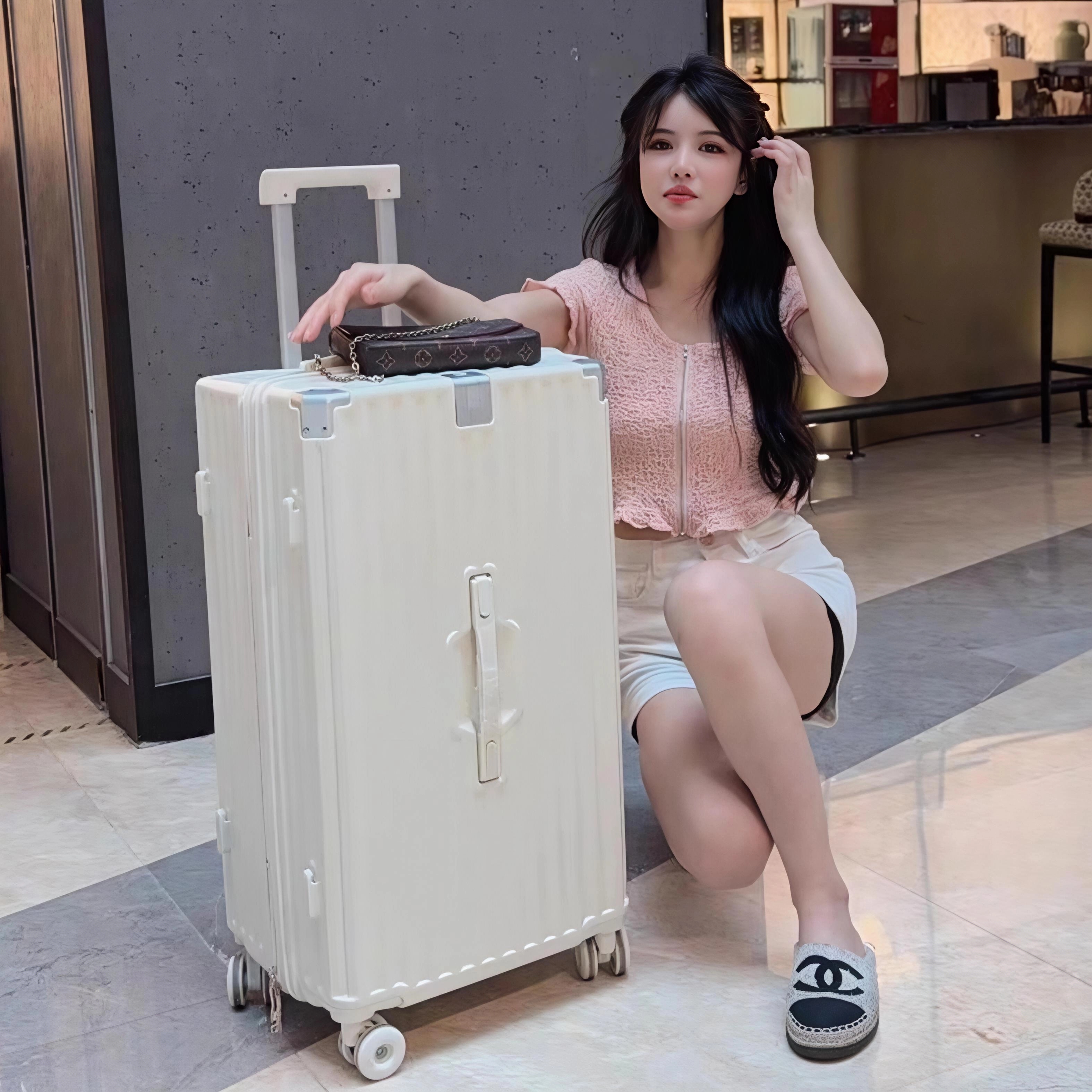 大容量行李箱三七开拉杆箱密码旅行箱子多功能18寸到34寸