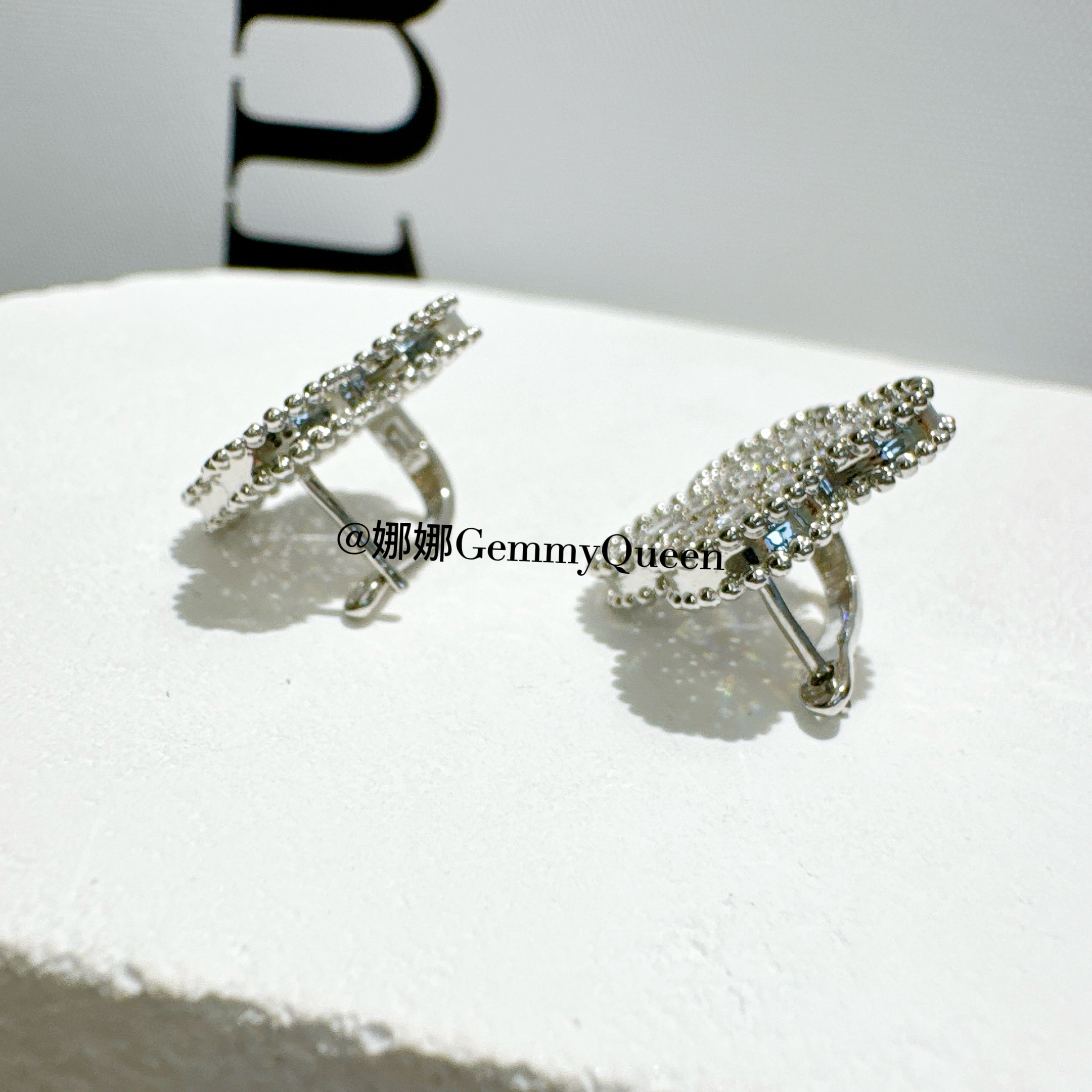 铜合金合成锆石耳饰 娜娜GemmyQueen耳环GQ02750