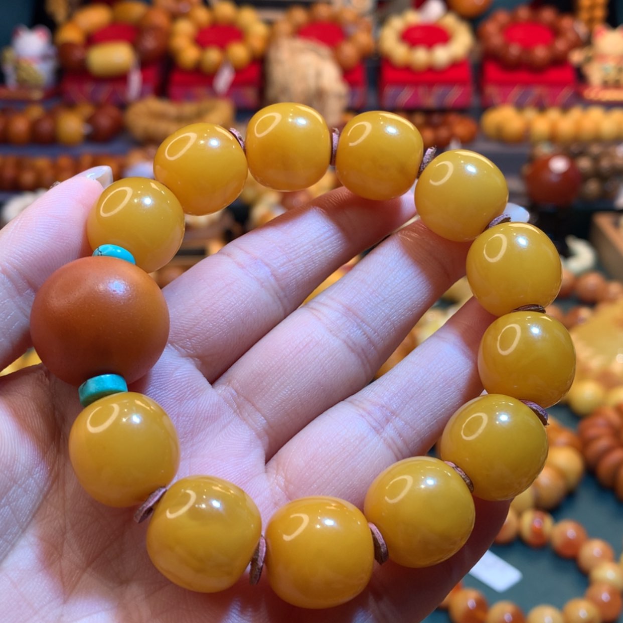 【闪购商品】蜜蜡手串未镶嵌蜜蜡手串