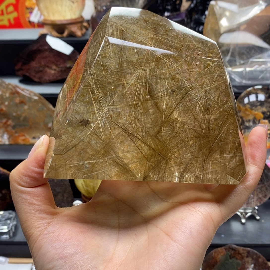 水晶摆件未镶嵌直*儿摆件0000