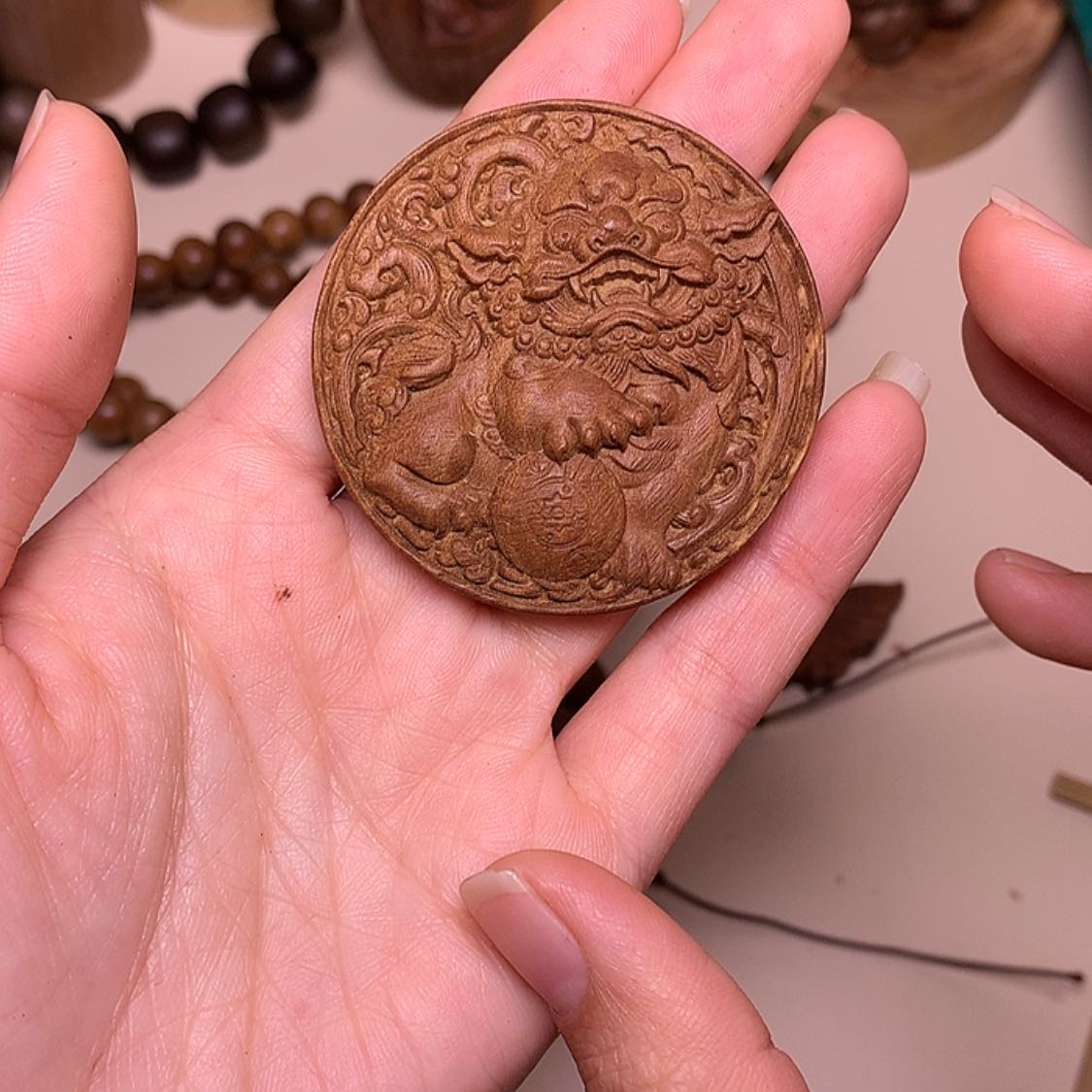 【闪购商品】檀香木手串/手链檀香皮丘原牌