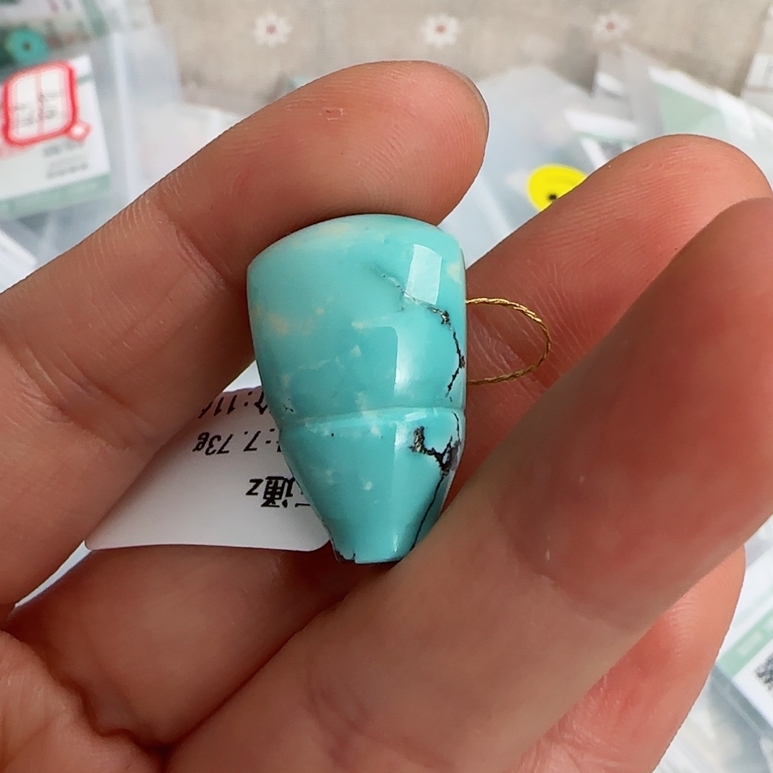 绿松石珠宝半成品未镶嵌