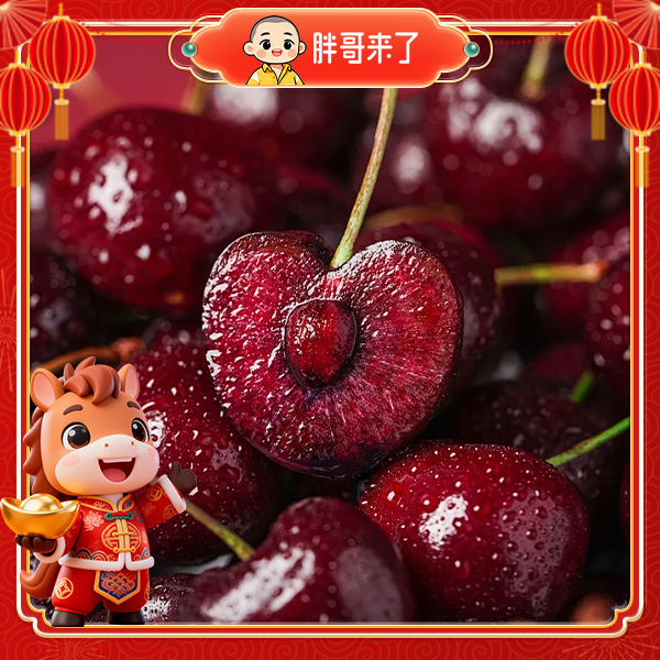 【胖哥来了】进口车厘子JJ/JJJ 樱桃果重内附果径卡 陆运非空运(XL)
