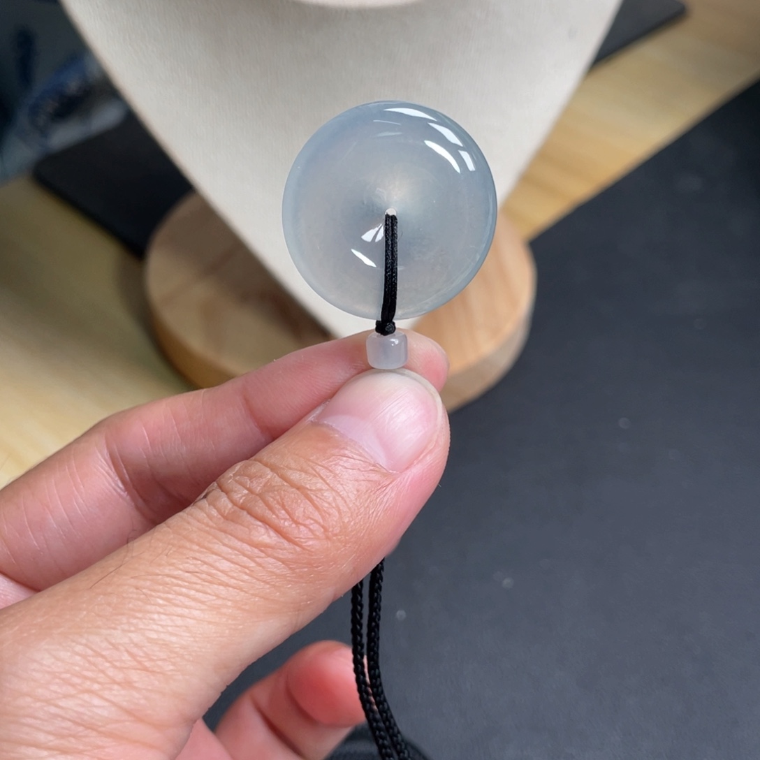 翡翠未镶嵌颈饰27.8-6.2