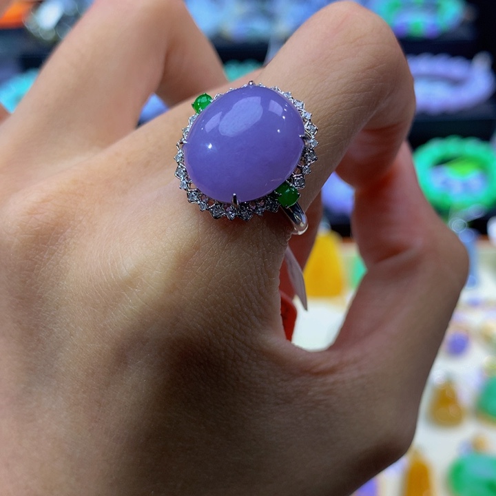 18K金镶嵌手链翡翠翡翠