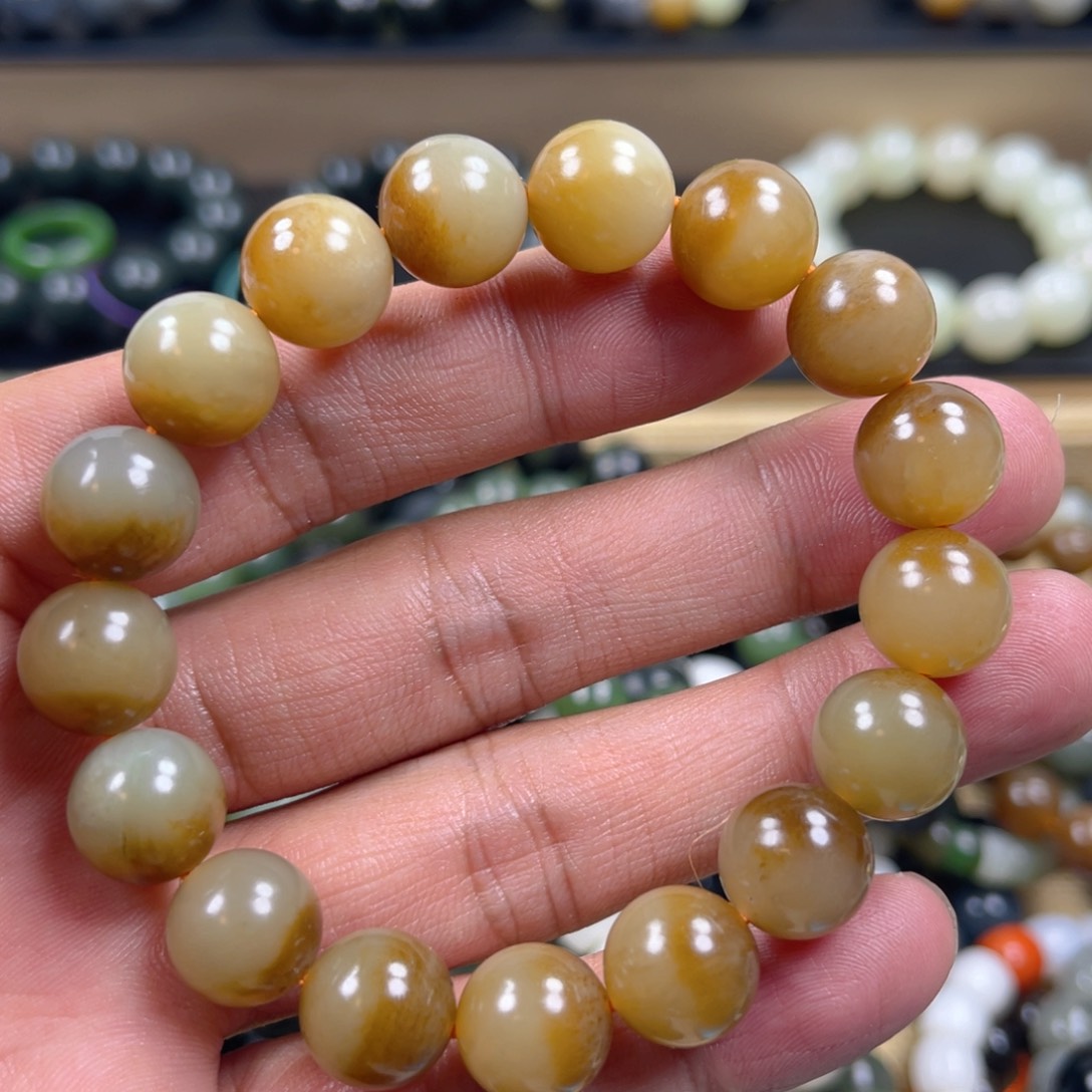 和田玉手串未镶嵌