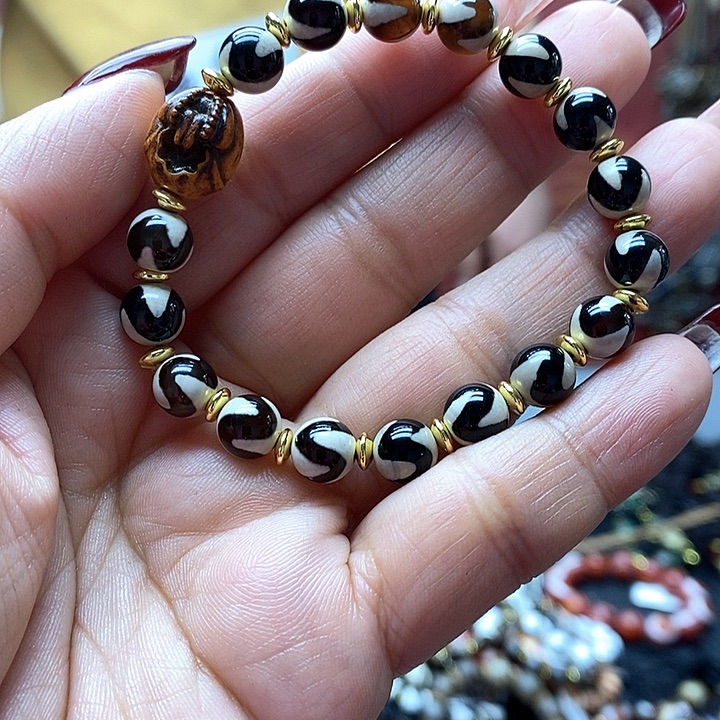 玛瑙/玉髓合金颈饰