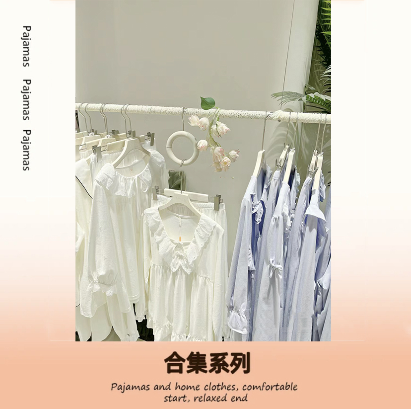 （800-899）编码 春秋款莫代尔睡衣家居服套装