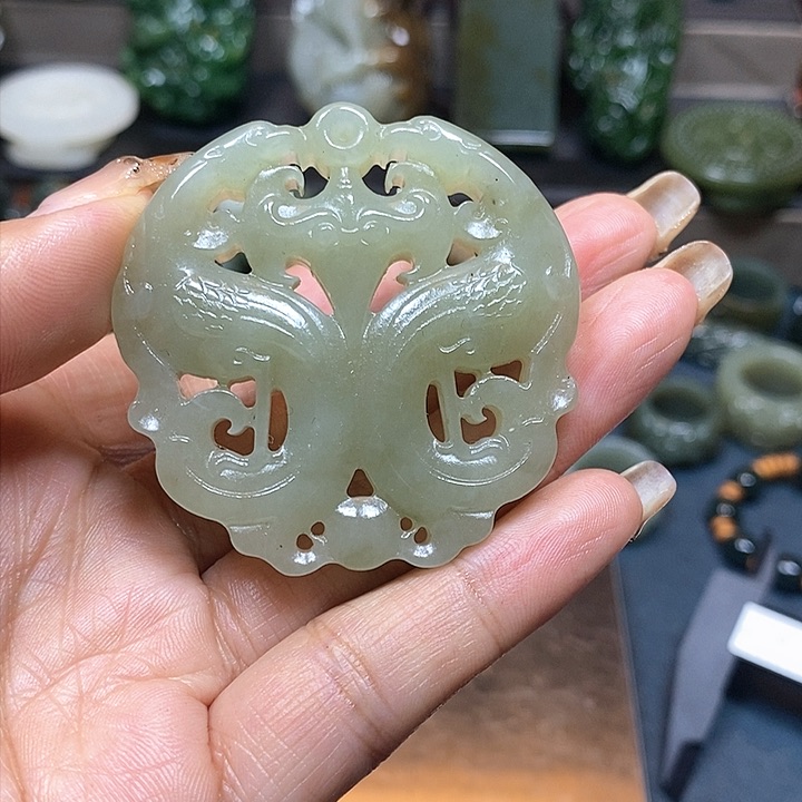 和田玉挂件未镶嵌