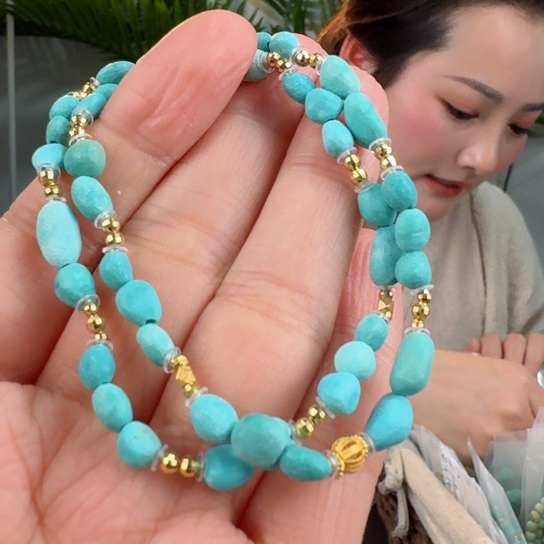 绿松石珠宝奇石未镶嵌