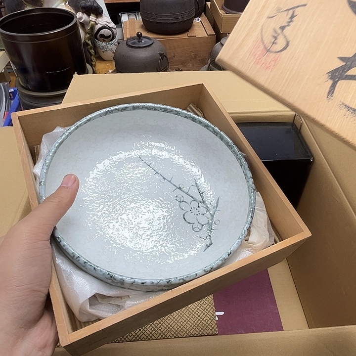 瓷片瓷器摆件工艺品摆件 