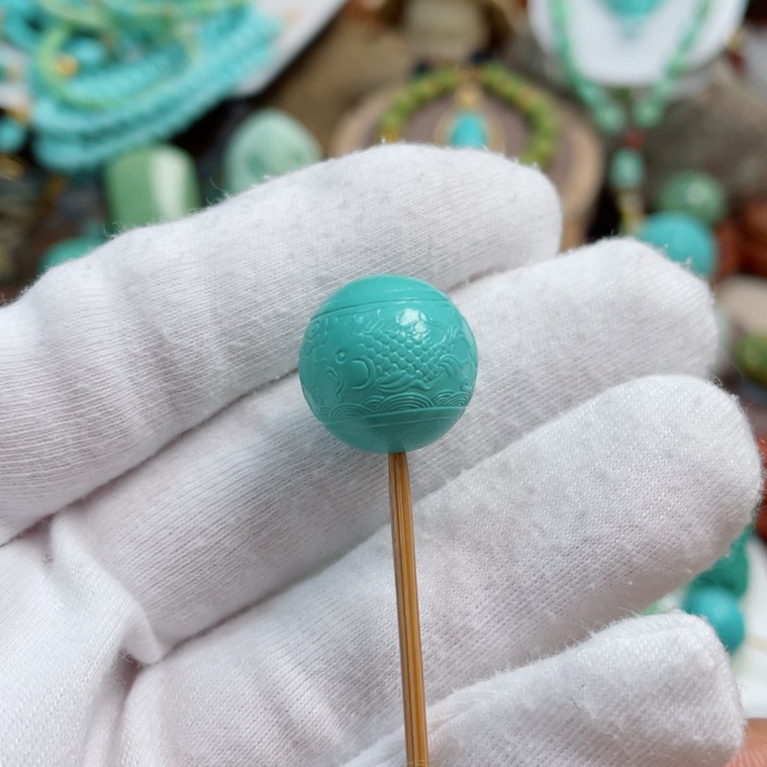 绿松石珠宝奇石未镶嵌