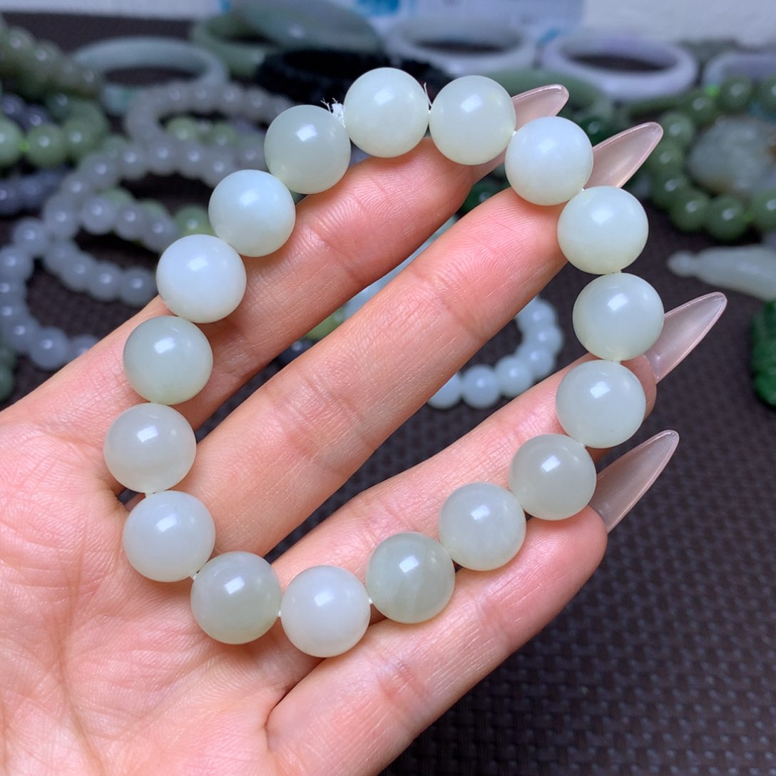 未镶嵌手串和田玉卡12