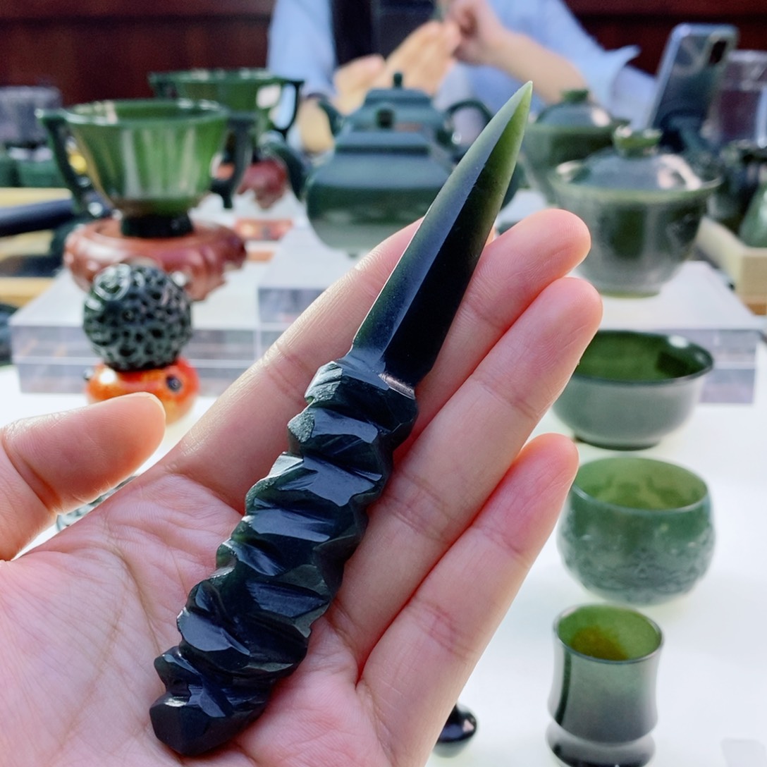 和田玉（青玉）未镶嵌摆件
