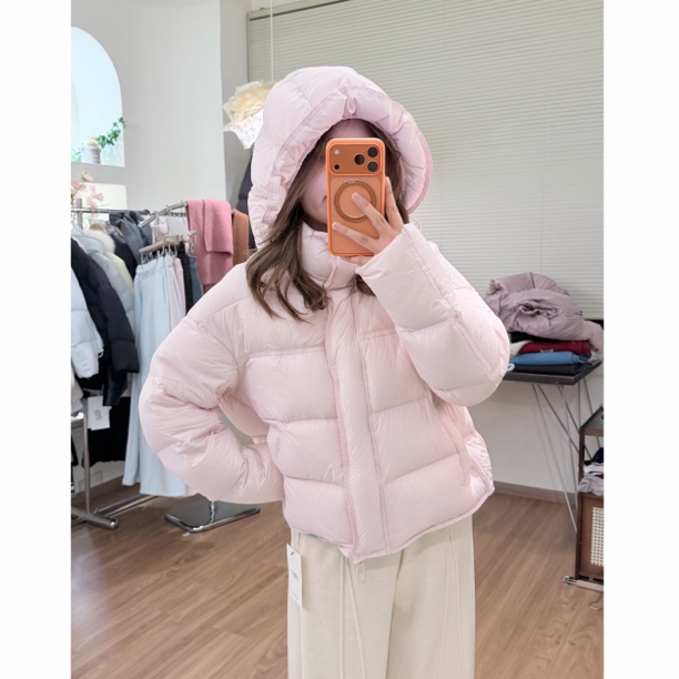 （花苞帽泡芙）90白鸭绒