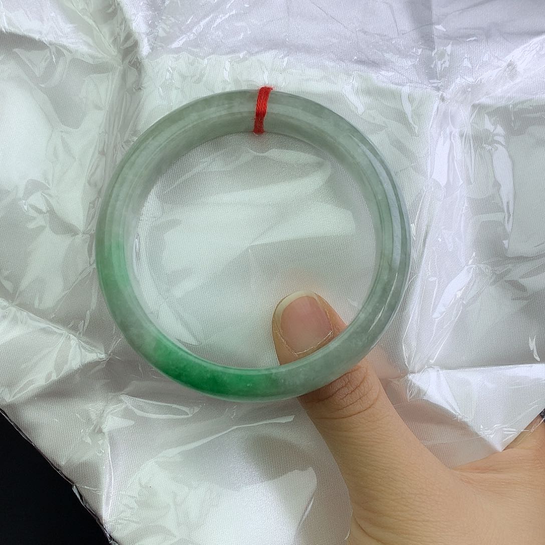 翡翠未镶嵌手镯58.8