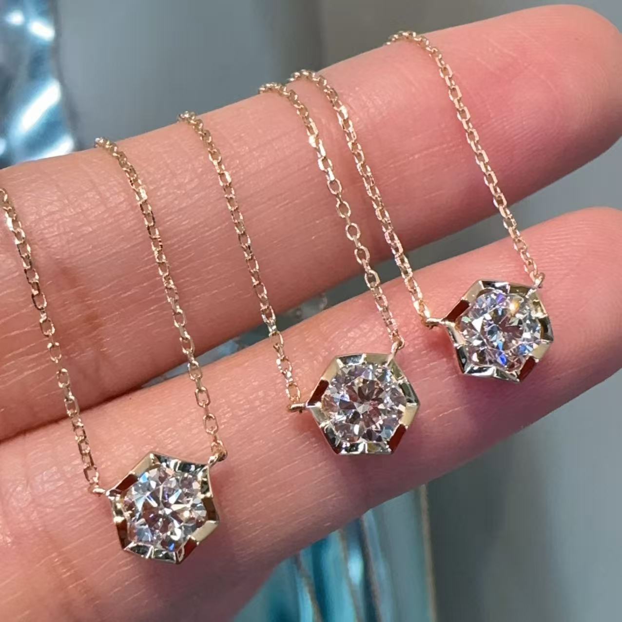 【小晗专属】40分为爱筑巢钻石项链时尚轻奢百搭简约 多样性发一