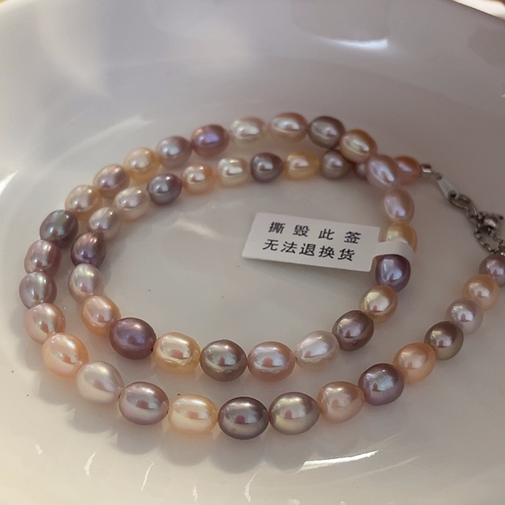 淡水珍珠耳饰银S925镶嵌