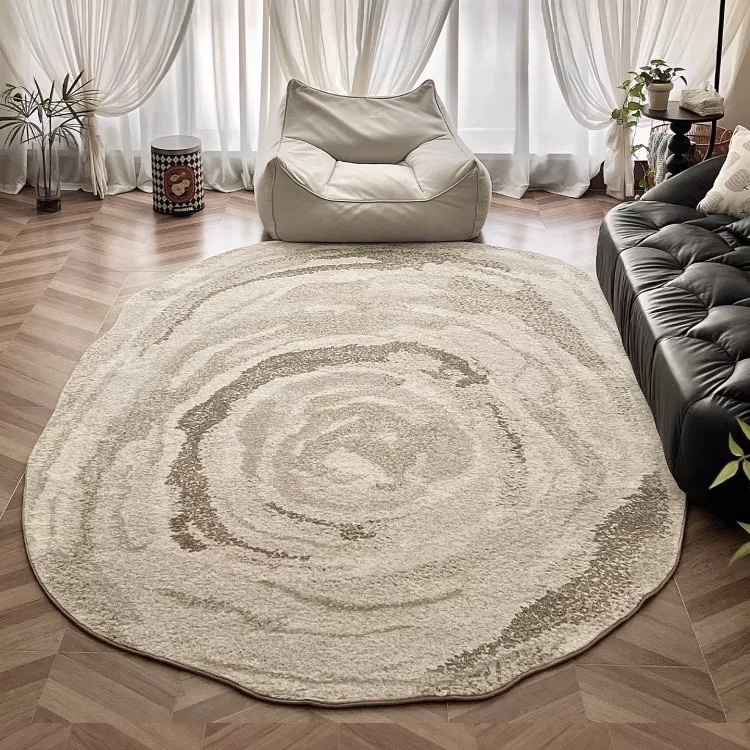外贸孤品微瑕异形沙发地毯轻奢高级感防水免洗可擦家用茶几毯