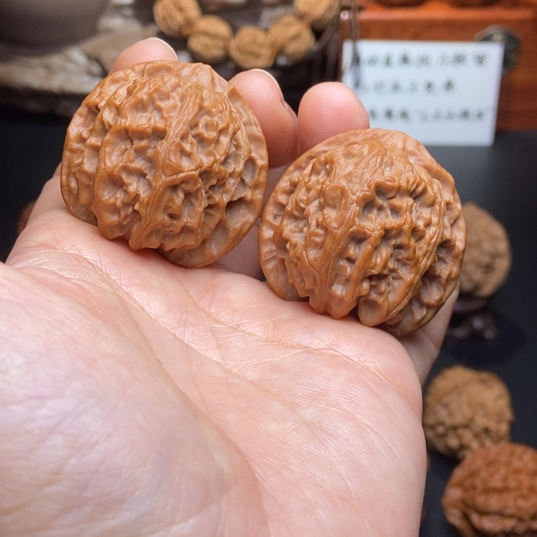 吊坠文玩核桃40尺全品苹果园