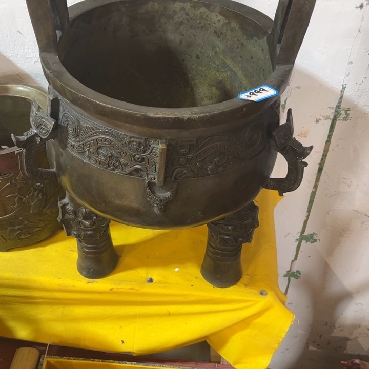 铜中古工艺品摆件