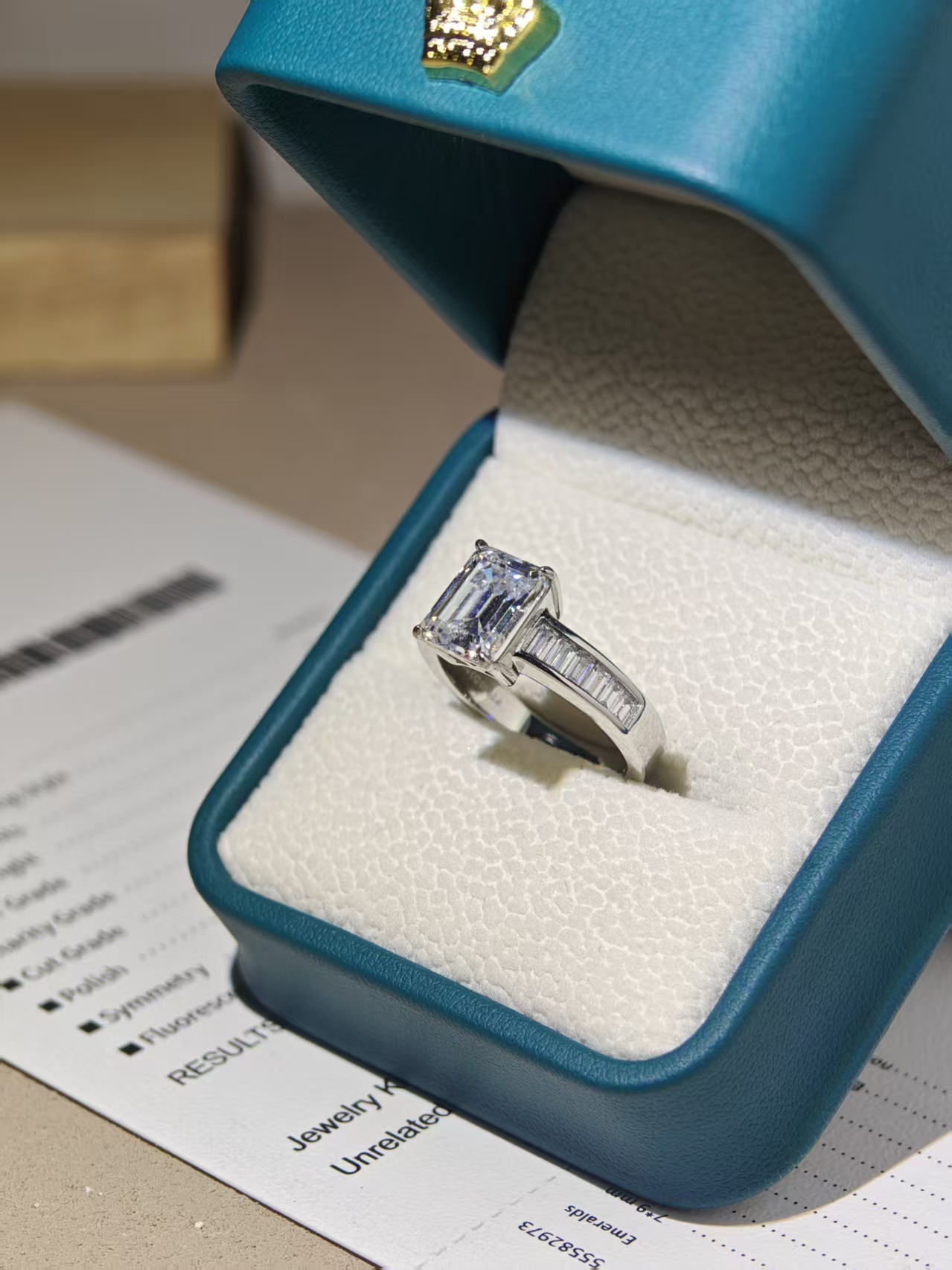 Ran高定珠宝 深海情缘 枕形 钻戒