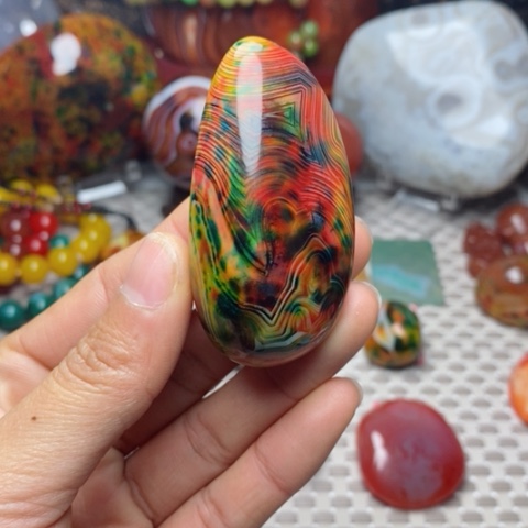 未镶嵌玛瑙/玉髓珠宝奇石