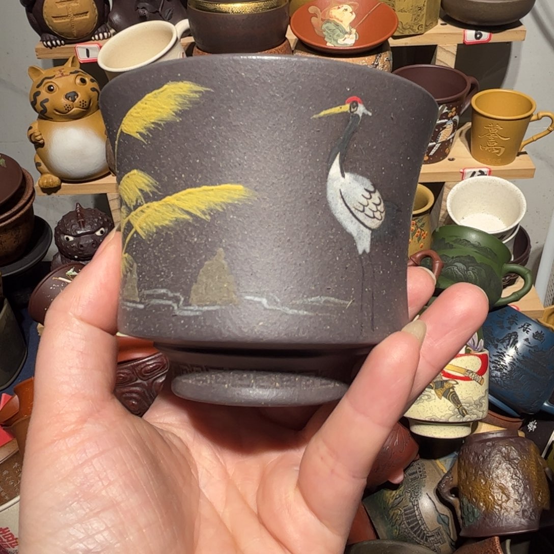 紫砂茶杯宜兴紫砂主人杯