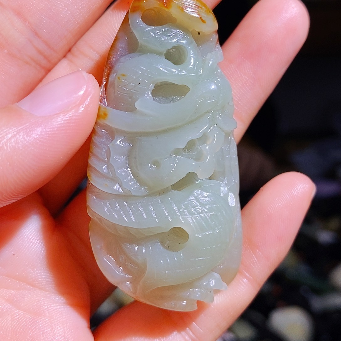 和田玉颈饰未镶嵌