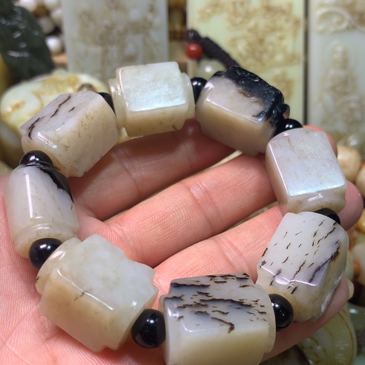 和田玉未镶嵌挂件用****4